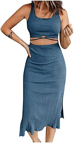 Fragarn Boho odjeća za žene, Ženska Moda seksi Casual Temperament jednobojna duga tanka Hip haljina