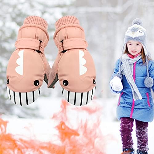 Qvkarw zimske vanjske djece snijeg snijeg snijeg snijeg vjetrootporno tople skijalice rukavice za žene hladno vrijeme grijano