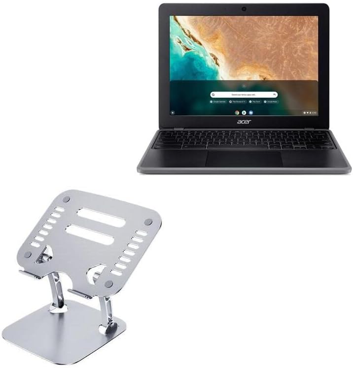 Poštanski postolje i montiranje kompatibilni sa Acer Chromebook 512 - Executive Versaview Laptop stalak, ergonomski podesivi metalni postolje za laptop - Metalno srebro