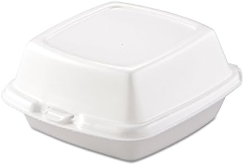 Pikado 60HT1 kontejneri za hranu za nošenje pjena 1-Comp 5 7/8 x 6 x 3 bijela 500 / karton