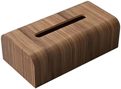 Ganfanren dnevni boravak tkiva tkiva Walnut Wood papir kutija stola stola za skladištenje drvenog tkiva Kuhinjski tkivni tkivo tkiva