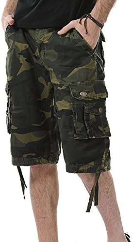 Xiaowhite Cargo Shorts Muški kratke hlače Ležerne prilike: Duge taktičke CAMO CARGO SHOTS
