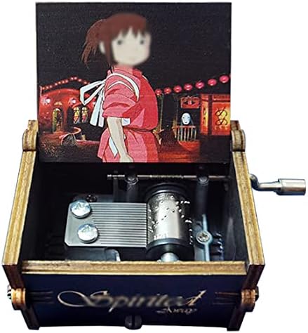 Duhova gostujuća muzička kutija, drvena ručna pukotina muzička kutija, drvene igračke za anime ventilatore, poklone za djevojke i
