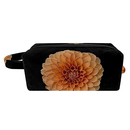 Torba za šminku Travel Cosmetic Bag Orange Dahlia Toaletna torba Organizator Torbica sa patentnim zatvaračem i ručkom