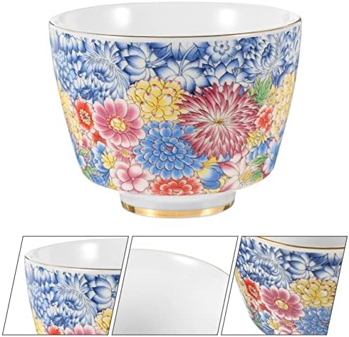 Hemoton Kineski čaj keramički čaj čaša domaćin kućni čaj čaja Kućni čaj Šareni slikarska keramička čaša za poklon Japanski set čaja