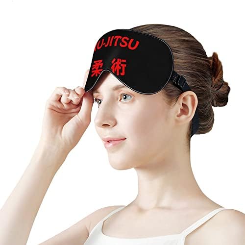 Funnystar Jiu-Jitsu Mekani maski za spavanje za spavanje za spavanje povez sa savršenim blokovima svjetlo sa podesivim remenom