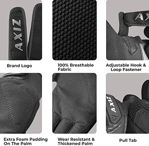 AXIZ motociklističke rukavice za muškarce i žene - taktičke rukavice sa ekranom osetljivim na dodir za muškarce, rukavice za gađanje za muškarce - Airsoft rukavice za Paintball, vožnju, borbu
