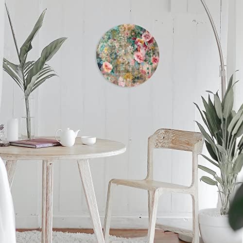 Cvjetni tuš, Joyride Home Decor, Joyride home dekor drvena ploča, 17 x17 umjetnički dizajniran Kućni dekor, izrazite svoj stil.