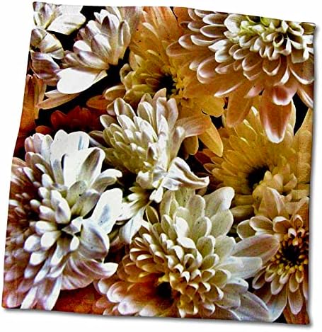 3Droza Costasonlineshop Fotografija Cvijeće - Chrysanthemen White Beige - Ručnici