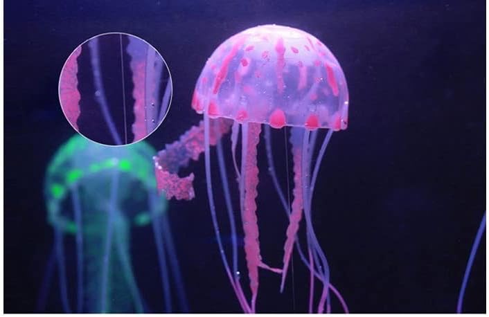 rejopfad ukrasi za akvarijum 3 pakovanja, floating Aquarium Accessories fluorescentni ornamenti za meduze pogodni za veliki i mali