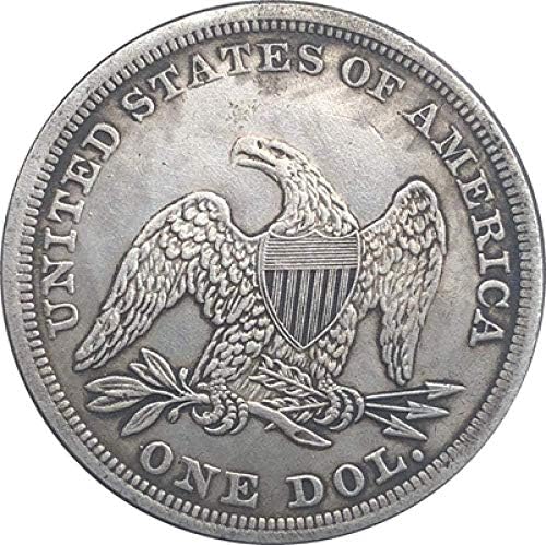 1854. godine sjedila liberty dolar Coins coit za kućni sobni uredski dekor