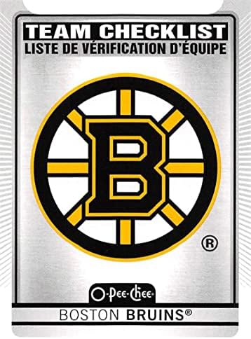 2021-22 O-pee-chee 553 Boston Bruins Boston Bruins NHL hokejaška trgovačka kartica
