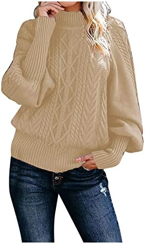 Ymosrh Ženski džemperi Ležerne prilike pune boje podešeni glavom okrugli vrat dugački džemper s dugim rukavima dugi kardigani
