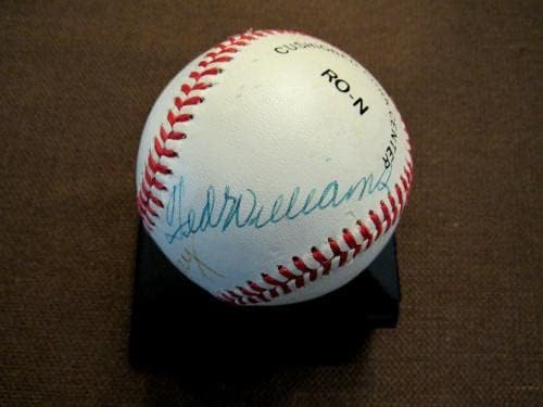 TED Williams Bill Terry zadnji .400 Hitters Hof potpisan auto onl bejzbol PSA / DNK - autogramirani bejzbol