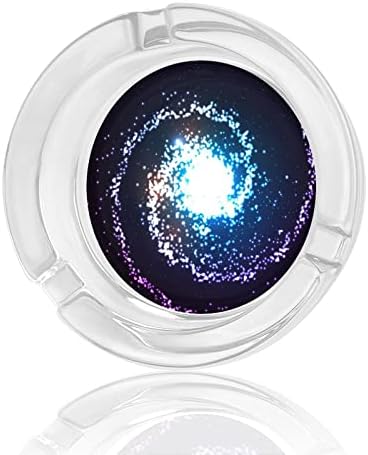 Space Galaxy Nebula Vortex Glass pepeo za cigarete otporne na vjetropertne smeće može tiskati Fancy Ash Trade za kućnu kancelariju
