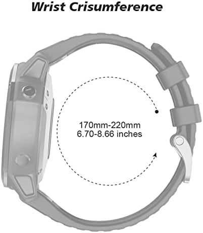 Wikuna 20 22 26mm Brzi remen za puštanje za Garmin Fenix ​​7 7x 7s Smart Watch Band Wirstband remen