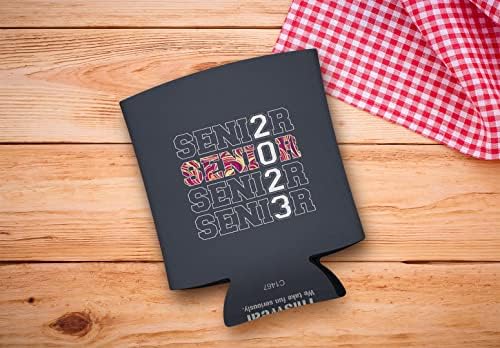 Diplomirani ukrasi Senior 2023 Word Art 12-paket može hladnije hladnjake