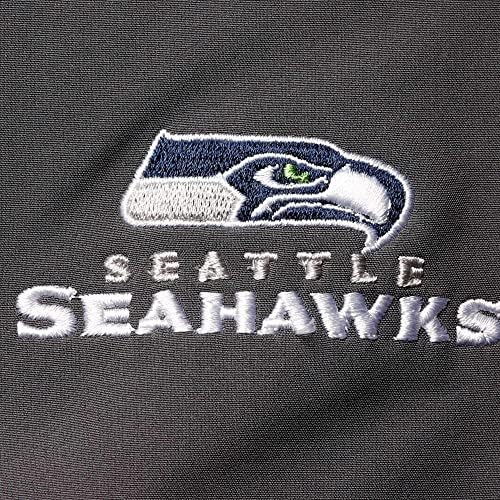 Dunbrooke Muški ugljen Seattle Seahawks Sonoma Softshell puni zip jakna