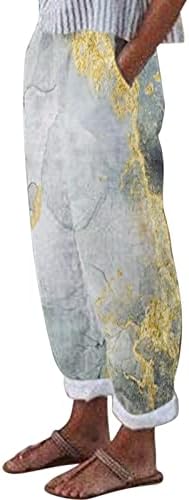 Poton visoke rase dressy capri pantalone za žene široke noge posteljina ženske kratke hlače široka noga ljetna casual s džepovima obrezana
