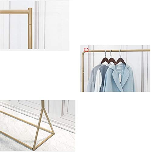 Garment Rail Iron Nordic / individualni odjevni viseći displej/jednostavan/prodavnica odjeće/čvrsta/Zlatna / 150×170×40cm