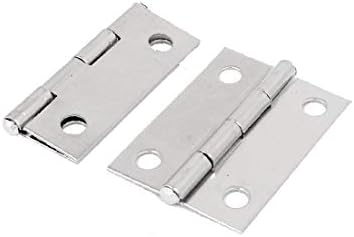 X-dree kućni ormar Hardver Hardver od nehrđajućeg čelika Hinge 38mm Long 20pcs (Gabinete para el hogar, accesorios de armario, acero