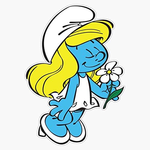 Smurfette naljepnica naljepnica naljepnica vinil naljepnica zabojaka naljepnica vodootporna 5