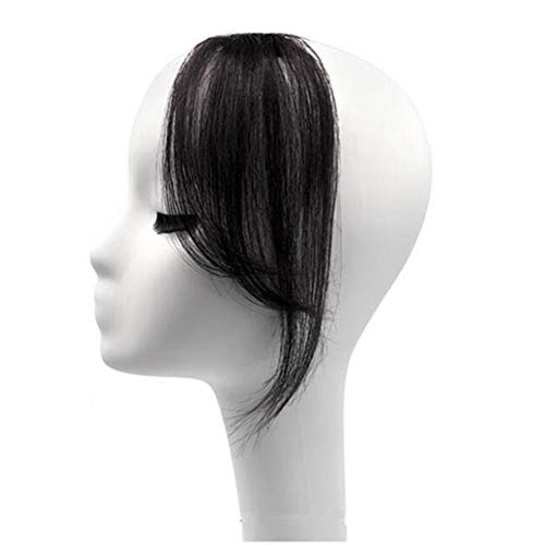 Layeder Remy Human Hair Bangs ravna kopča u šiškama Fake Fringe Long Front Side Bangs komad za kosu Human Hair Extensions Side Fringe