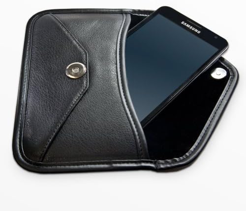 Boxwave Case kompatibilan sa Samsung Galaxy J7 Prime - Elite kožna messenger torbica, sintetički kožni poklopac za kovertu za kovertu