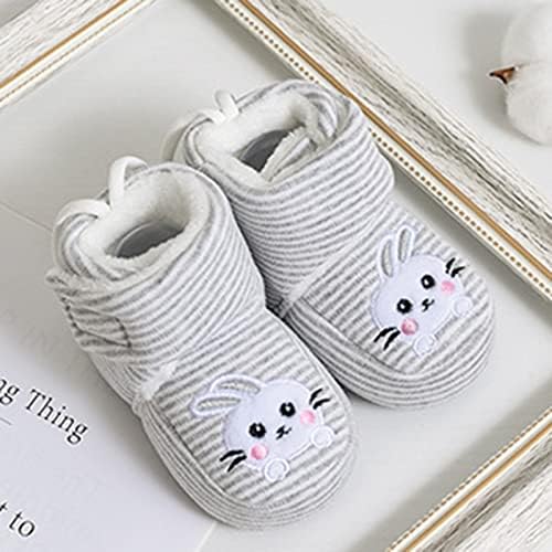 Tople zimske cipele za bebe crtani zečji oblik božićne cipele za bebe bebe meke jedine cipele za bebe cipele veličine 5