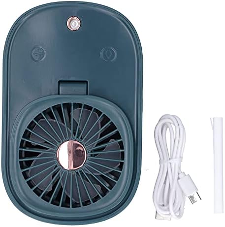 Pilipane 90 stupnjeva električni ventilator, 2 in1 ventilator, prijenosni ventilator za radne površine sa ovlaživim štapom i USB kablom, 3 brzina prilagodbe USB za punjiva ventilator za čamac