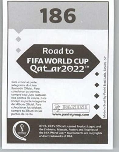 2021 Panini naljepnice: Put do FIFA Svjetski kup Qatar 2022 186 Luke Shaw England Soccer Mini naljepnica Trgovačka kartica