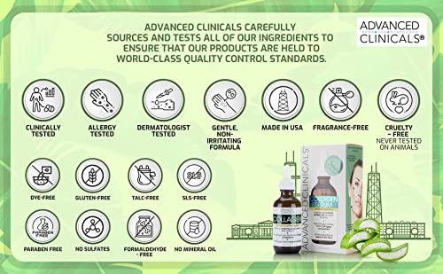 Advanced Clinicals Collagen Serum za lice Skin Care Anti Aging Moisturizer za zatezanje kože ,posvjetljivanje & amp; hidratacija.