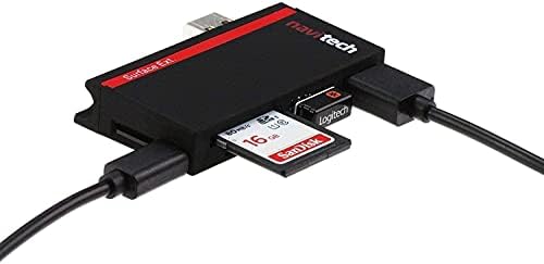 Navitech 2 u 1 laptop/Tablet USB 3.0/2.0 Hub Adapter/Micro USB ulaz sa SD / Micro SD čitač kartica kompatibilan sa Lenovo ThinkBook Plus 13.3 Gen 2