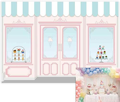 Allenjoy 8x6ft Sladoledarnica pozadina za djevojčice Baby Shower 1st prvi rođendan Party slatkiši Tabela dekor događaj dekoracije