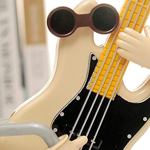 Xjjzs glazbena kutija Creative Rock Guitar Music Box ClockWork uređaji Fudbal Swing Music Box Kids Birthday Poklon Početna Dekoracija