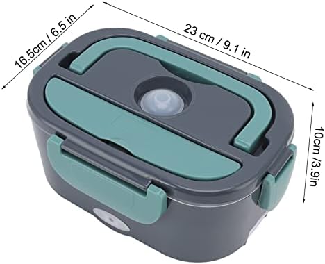 Rosvola ElectricLunchBox, 0.45 L plastični pretinac PortableHandle izolovana torba Grijanlunchbox 2 kablovi za punjenje 1.5 LCapacity za Kancelariju za školu