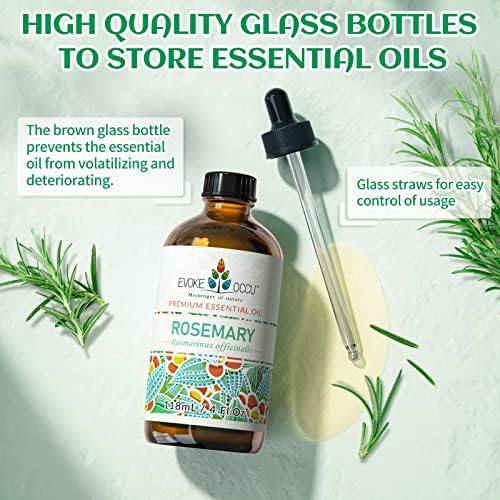 Rosemary Essential Oil 4 oz, čista jasmina ulje za kožu košu na kućni difuzor- 4 fl oz
