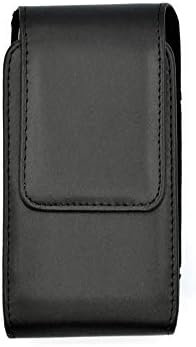 Vertikalni crni mali mobilni telefon PU kožna okretna karika za okretni torbica za Samsung Galaxy S10E, A40, S7, S6, J3 Pro, J3, J2