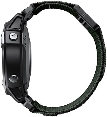 Bahdb za Garmin Watch Bands Kompatibilan je Fenix ​​7x 6x Pro GPS 5x 3HR Spuštanje MK1 MK2 Titanic Velcro Strap 26mm Brzo izdanje