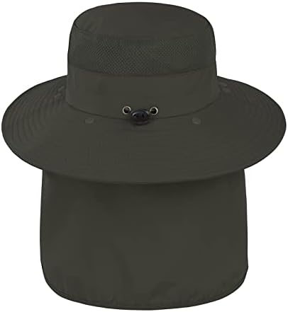 Safari šešir za muškarce Široki rub ribolovni šešir sa poklopcem za lice za vodu za vodu