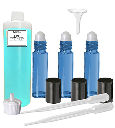 Grand Parfums Parfem Oil Set - kisik za tijelo za tijelo za žene mirisno ulje mirisnog ulja - Naša interpretacija, s kotrljanjem na