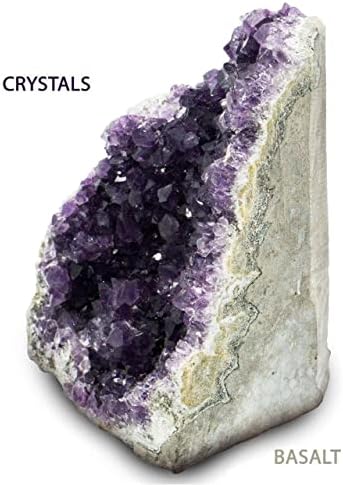 Prirodni prirodni ametist Kristalni klasteri Kamen iz Urugvaja sirovog geode Kvarc - duboka ljubičasta boja