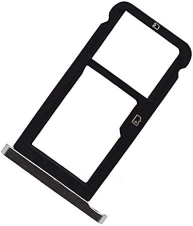 Micro SD SIM kartica Tray Slot Holder zamjena kompatibilan sa ZTE Blade X Max Z983 6.0 siva