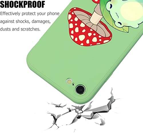 Kompatibilan sa iPhone SE 2020/7/8, slatka žaba sa kašikom i puževom futrolom za iPhone SE 2020/7/8, kawaii iPhone Case sa hladnim dizajnom za djevojke Žene djece sa mekim vitkim zaštitnim poklopcem