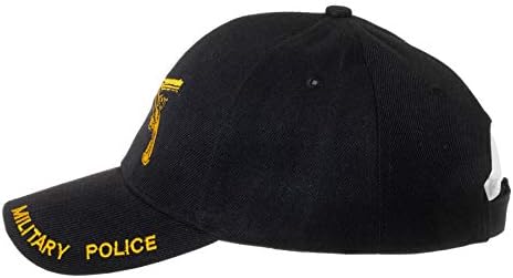 Zvanično licencirala američku vojnu vojnu policiju vezenu crnu podesivu bejzbol kapu