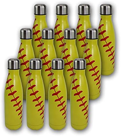 Urbanifi za bocu za vodu Baseball Softball 17 oz Poklon za mamu Muškarci Sportski putni vodeni sport, nehrđajući čelik, Tumbler, vakuum izolirana, zadrže hladnoću za 24 sata, vruće za 12 sati