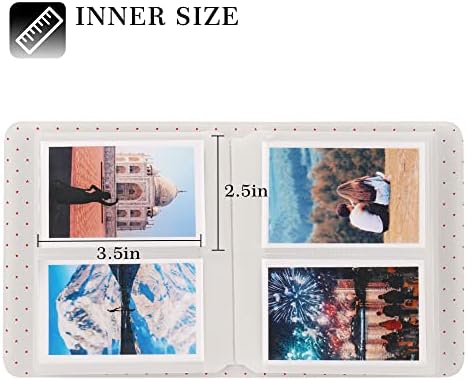 TONYLAIJIANTAO 64 džepni Mini foto Album pogodan je za Fuji Instant Mini 70 7s 8 8+ 9 11 25 50s 90, Polaroid Snap SnapTouch PIC -
