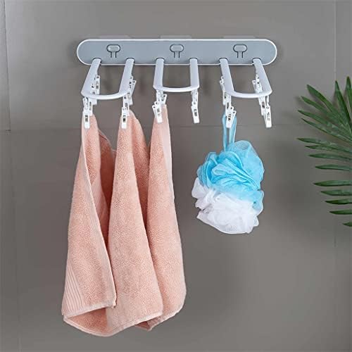 KLHHG stalci za sušenje čarapa vješalica za pranje veša pravougaonik sa klinovima unutrašnji vanjski konop za veš viseće štipaljke