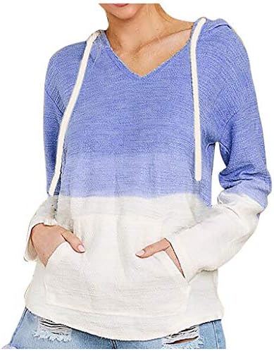 V bluza sa zatvaračem za žene za žene, pletene gumb vrhovi gradične košulje u boji pletena majica dugi rukavi