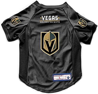 Littlearth NHL Vegas Zlatni vitezovi stretch dres za kućne ljubimce, boja tima, mali